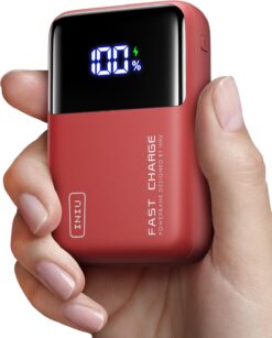 Power Bank INIU 100W 25000mAh Rosso - Ricarica MacBook e iPhone