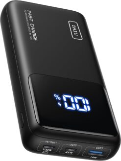 Power bank INIU 25000mAh 100W per MacBook Pro, Steam Deck, iPhone 17/16/15/14