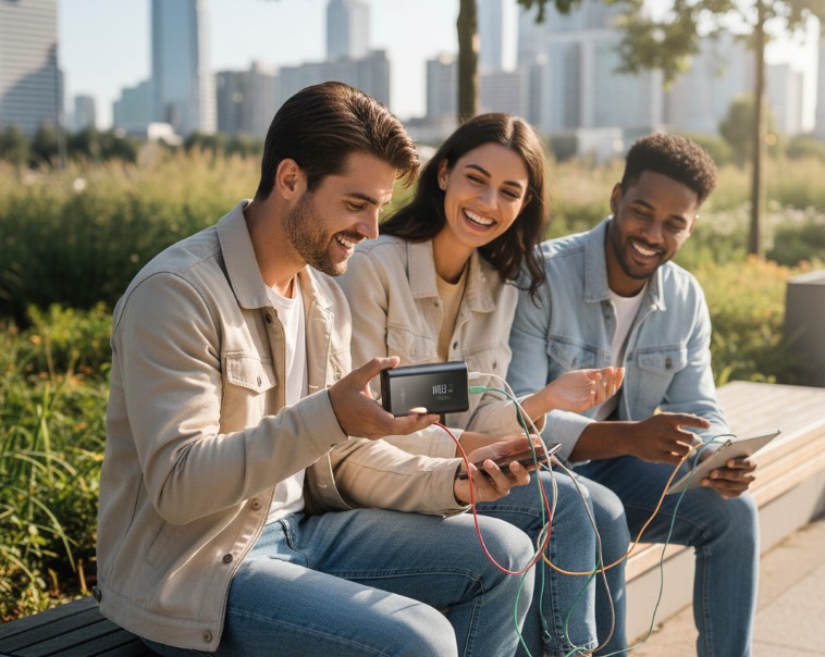 Testimonianze clienti soddisfatti INIU - Utenti felici con prodotti power bank